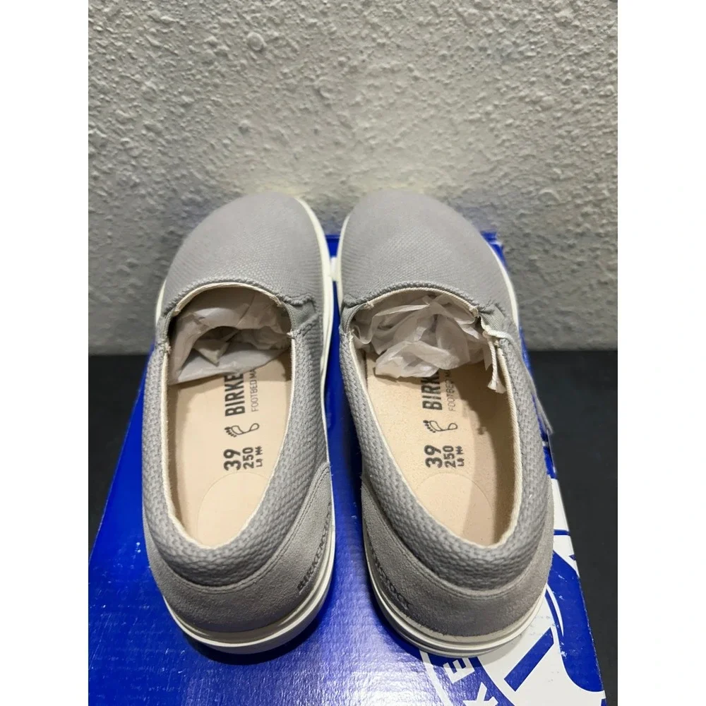 Birkenstock Oswego Textile Suede Whale Gray EU 39 US L8 M6 Unisex